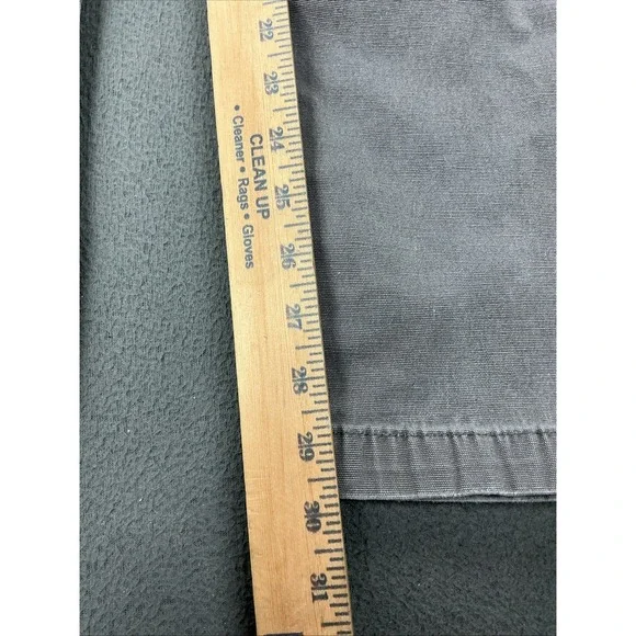 Carhartt Pants Mens 32x32 Gray Relaxed Fit Canvas Workwear Utility Distressed - Picture 3 of 15